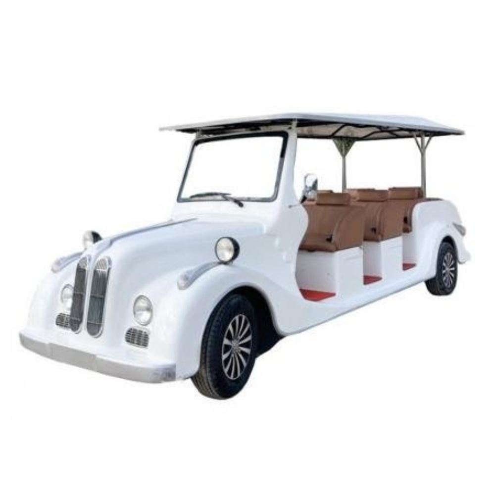 LT-S8: 8-Seater Vintage Tour Cart - COOLBABY