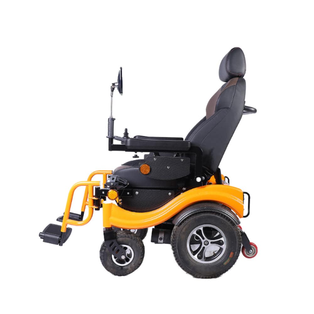 COOLBABY ZZR-S680 Electric Wheelchair 500W2Double Motor Width 48cm360° High Back Electric Wheelchair for The Elderly - COOL BABY