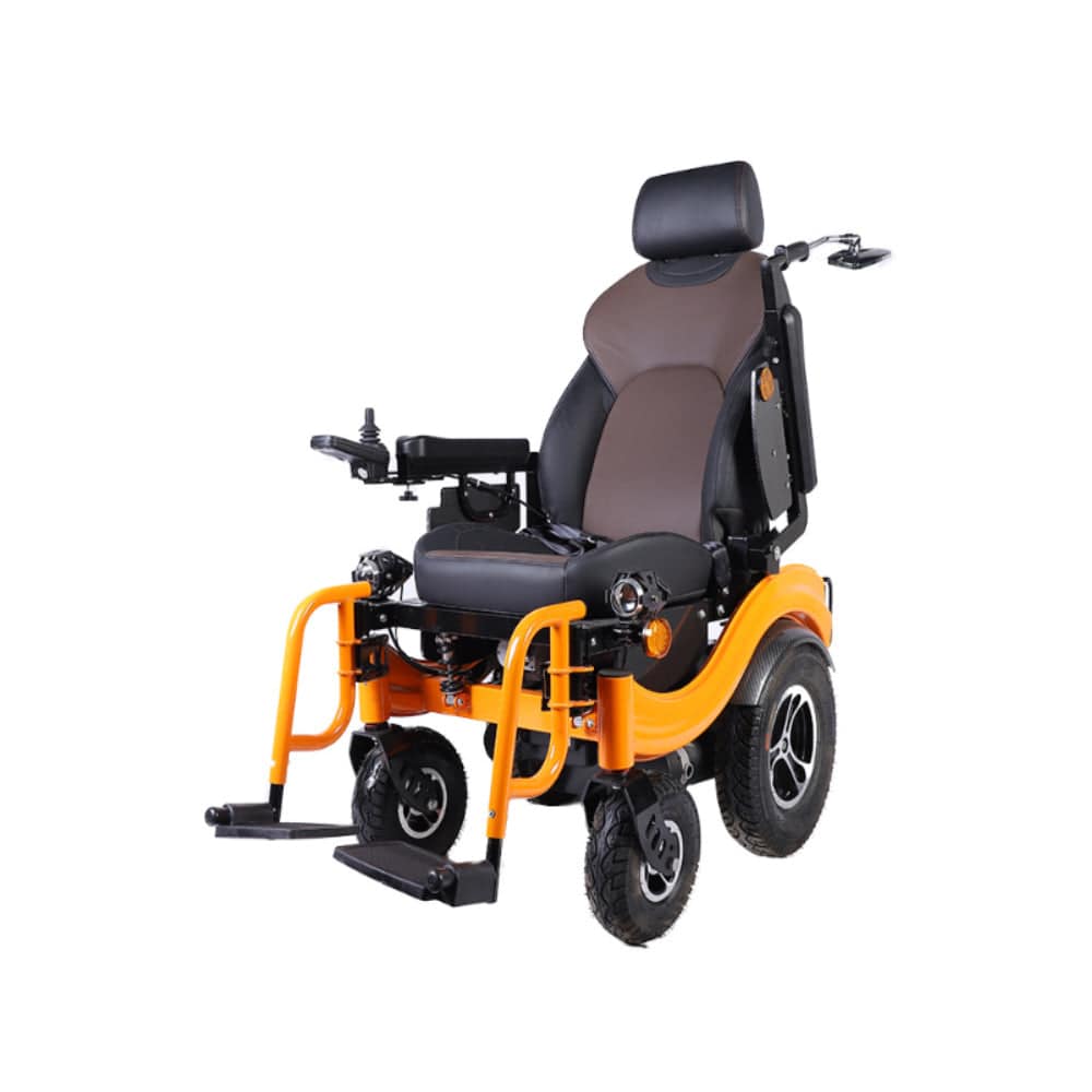 COOLBABY ZZR-S680 Electric Wheelchair 500W2Double Motor Width 48cm360° High Back Electric Wheelchair for The Elderly - COOL BABY